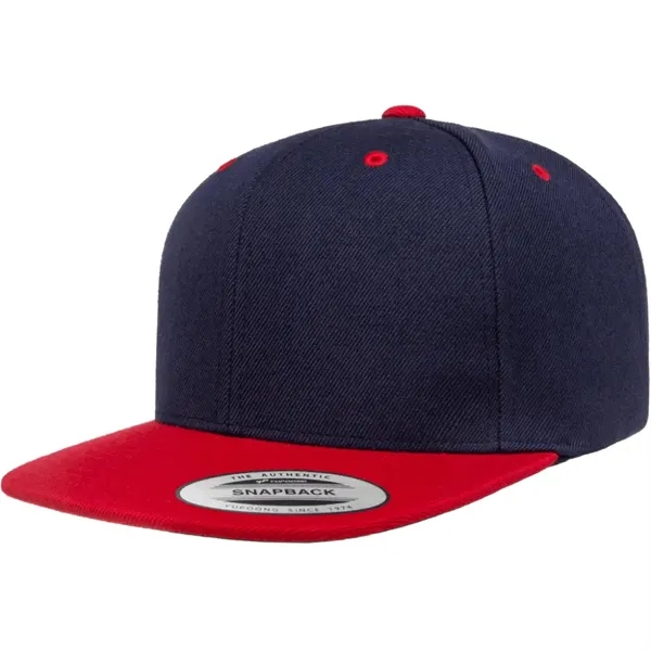 2-tone Flexfit premium snapback cap with wool blend and bold imprint... from ASI 72657 Active Life Promo / Active Life
