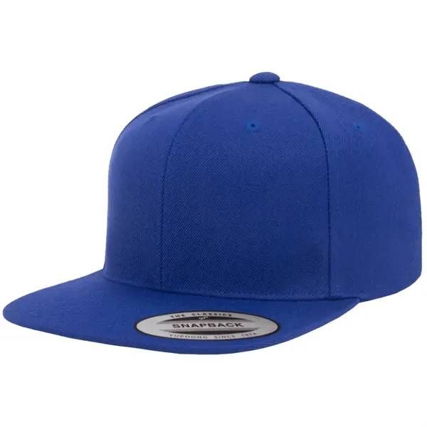 Premium Flexfit 6-panel snapback cap with wool blend and imprint-ready front.... from ASI 72657 Active Life Promo / Active Life