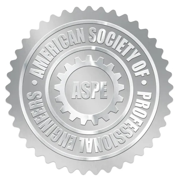 Item #399509 Round Pinked Edge Embellished Foil Roll Seal