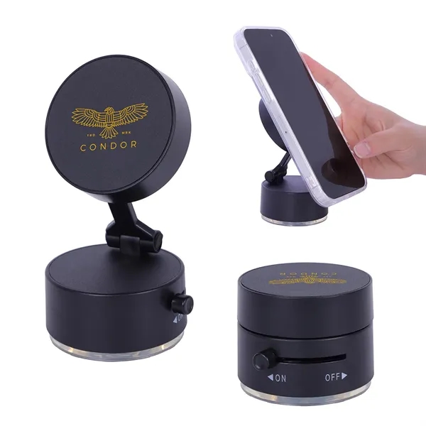 Portable Magnetic Phone Mount With Suction Cup Base... from ASI 36730 Ariel Premium Supply Inc