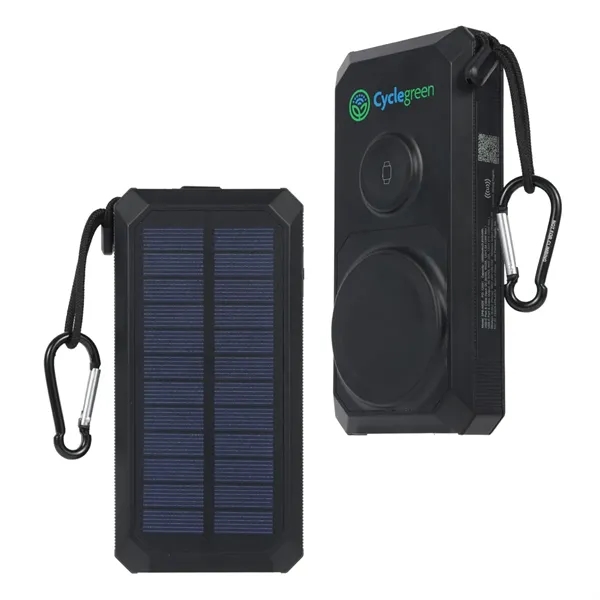 Item #EPB-AR26 Array 15000mAh 20W Magnetic Wireless Power Bank with Solar P