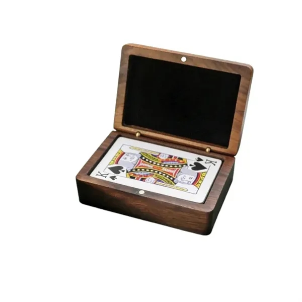 Item #160751 Blank Playing Cards With Wood Box