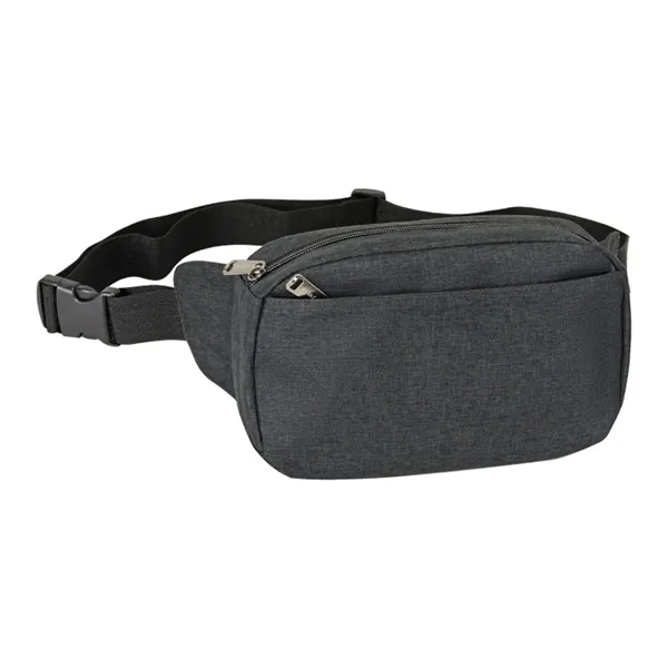Item #B520-US-Stock 3-Zipper Adjustable Waist Strap Fanny Pack