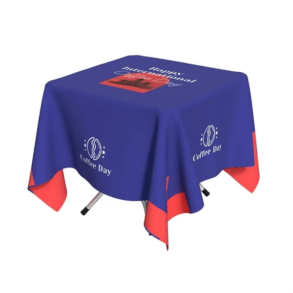 Item #TCV1541 60" Square Non-Fitted Sustainable Fabric Table Cover