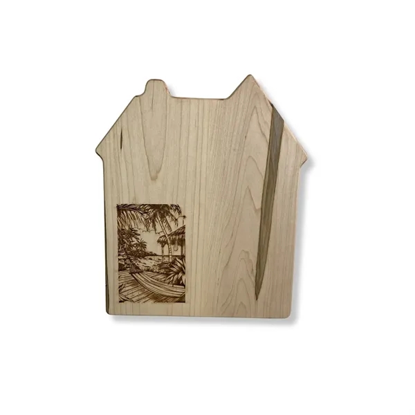 Item #TCHSB10 Canadian House Shaped Board 10x10