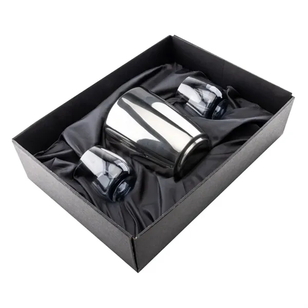 Item #SST10221-SS Pescara Wine Cooler & Soudan Smoke Stemless Wine
