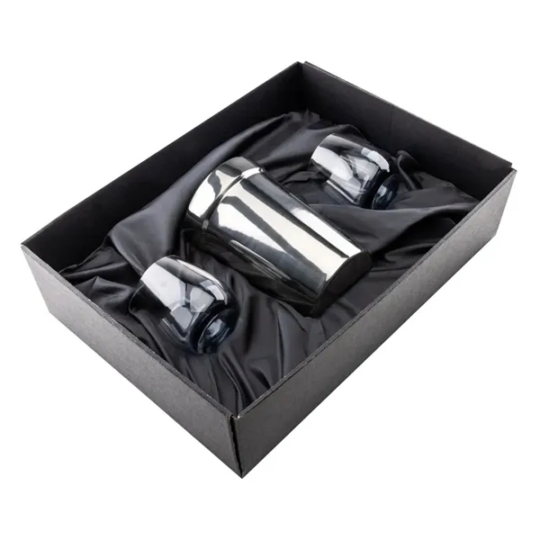 Item #SST10321-SS Milano Wine Cooler & Soudan Smoke Stemless Wine