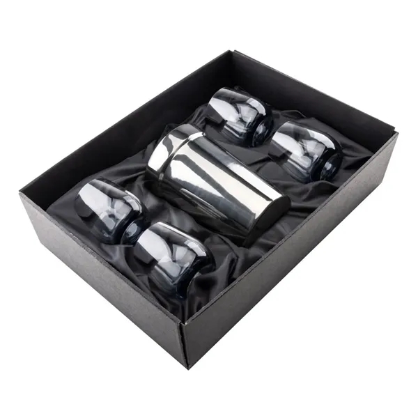 Item #SST10321-SS Milano Wine Cooler & Soudan Smoke Stemless Wine