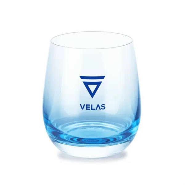 Item #DCC3418 Soudan Blue Stemless Wine - Imprinted