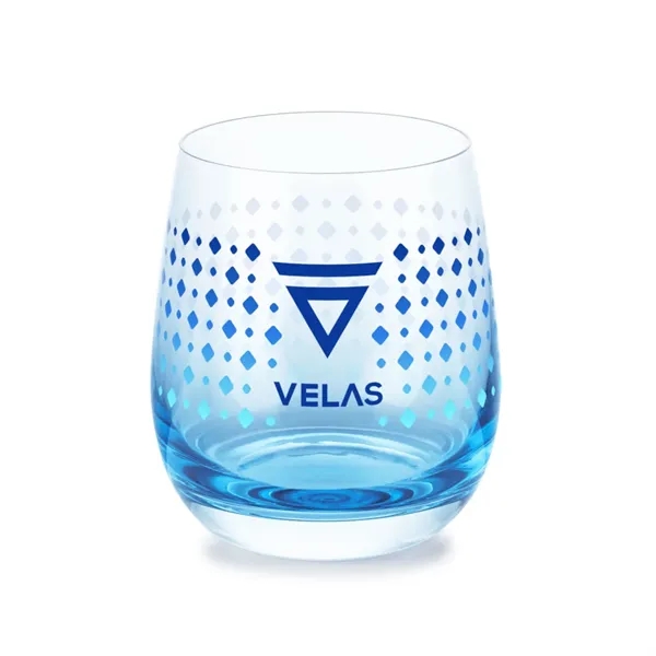 Item #DCV3418 Soudan Blue Stemless Wine - VividPrint™
