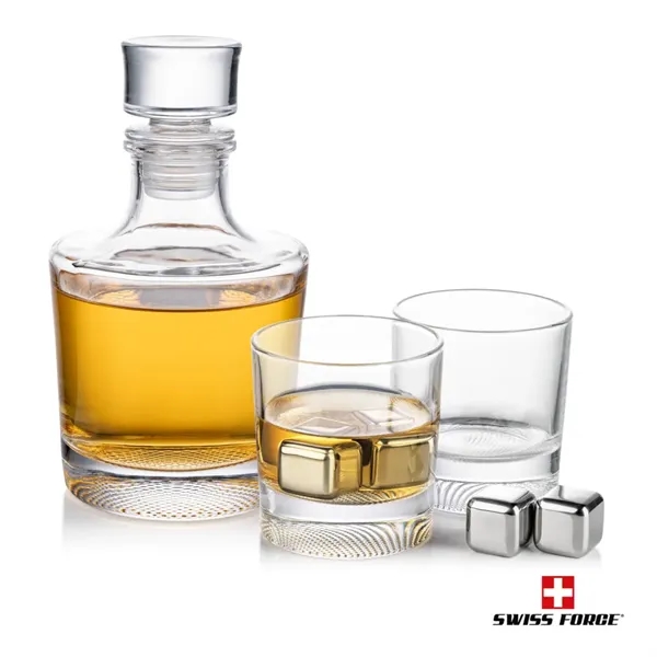 Item #BWA201-BN Baldwin Decanter Set & Ice Cubes