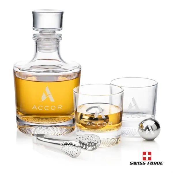 Item #BWA211-BN Baldwin Decanter Set & Ice Balls