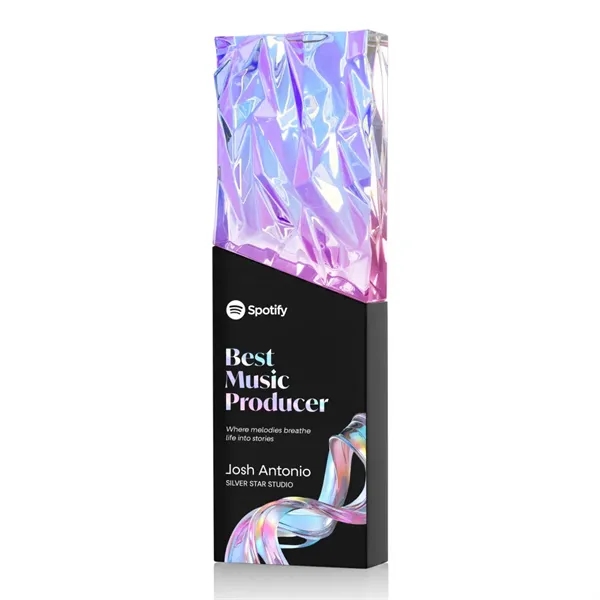 Item #AWARD OPV309-K Ophelia VividPrint™ Award - Black