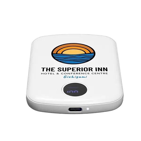 Magnetic Wirelss Charging Power Bank. 5,000 mAh UL Certified. Up to... from ASI 62660 Innovation Line