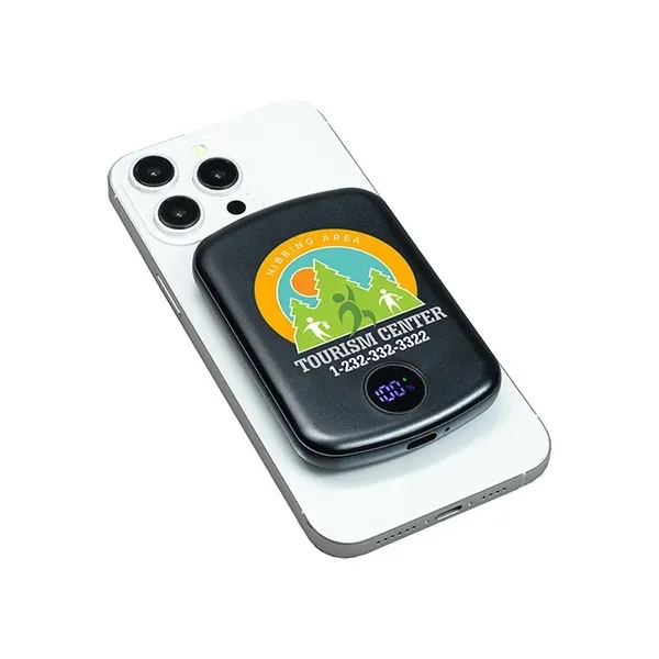 Magnetic Wirelss Charging Power Bank. 5,000 mAh UL Certified. Up to... from ASI 62660 Innovation Line