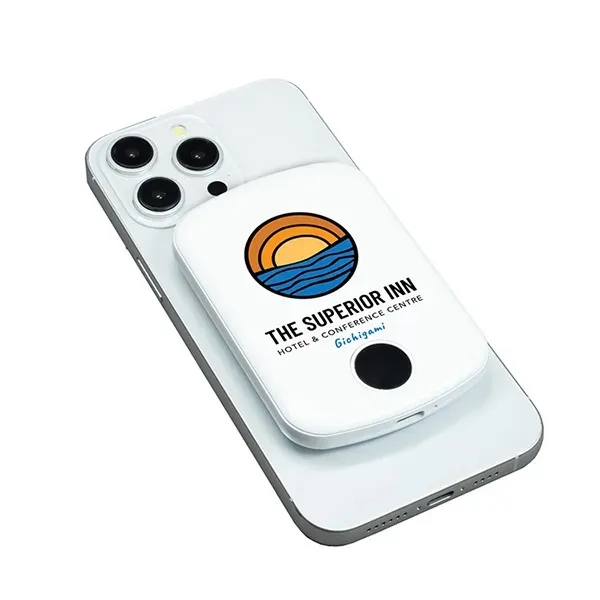Magnetic Wirelss Charging Power Bank. 5,000 mAh UL Certified. Up to... from ASI 62660 Innovation Line