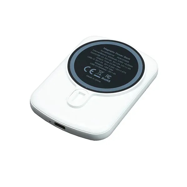 Magnetic Wirelss Charging Power Bank. 5,000 mAh UL Certified. Up to... from ASI 62660 Innovation Line