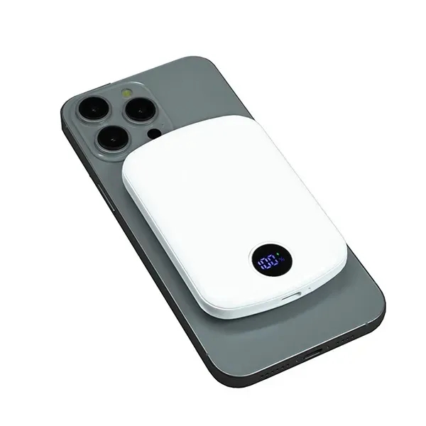 Magnetic Wirelss Charging Power Bank. 5,000 mAh UL Certified. Up to... from ASI 62660 Innovation Line