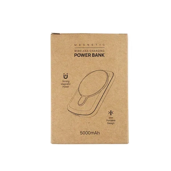 Magnetic Wirelss Charging Power Bank. 5,000 mAh UL Certified. Up to... from ASI 62660 Innovation Line