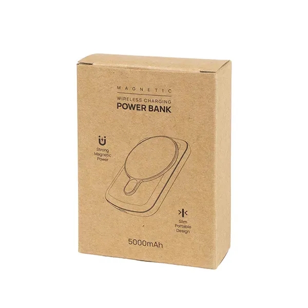 Magnetic Wirelss Charging Power Bank. 5,000 mAh UL Certified. Up to... from ASI 62660 Innovation Line