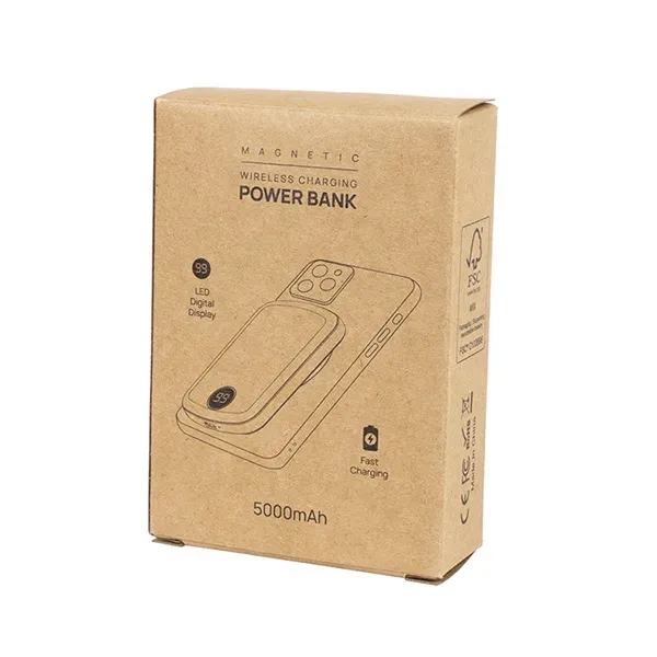 Magnetic Wirelss Charging Power Bank. 5,000 mAh UL Certified. Up to... from ASI 62660 Innovation Line