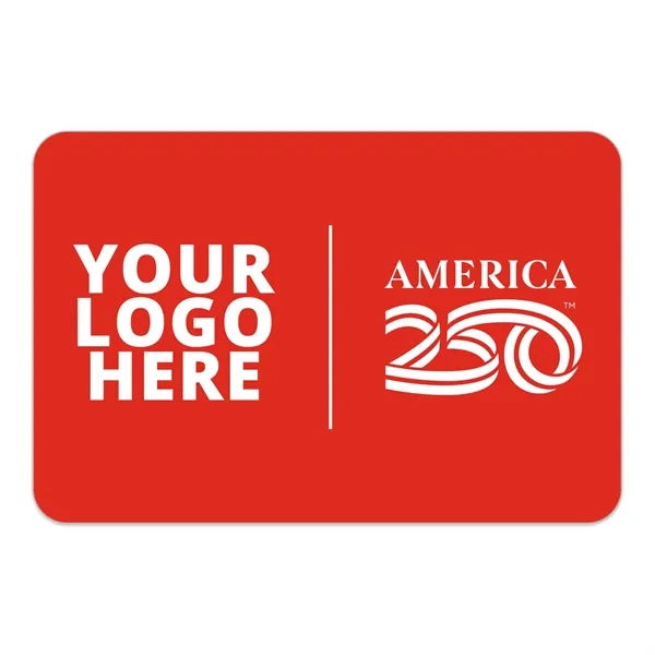 1 3/4" x 2 5/8" rectangle decal made of white vinyl... from ASI 56950 Gill Studios Inc / Gill-Line®