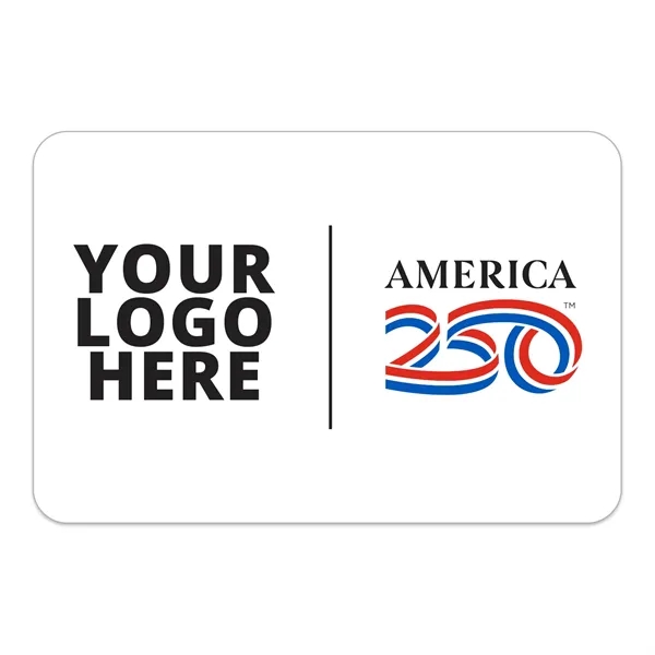 1 3/4" x 2 5/8" rectangle decal made of white vinyl... from ASI 56950 Gill Studios Inc / Gill-Line®