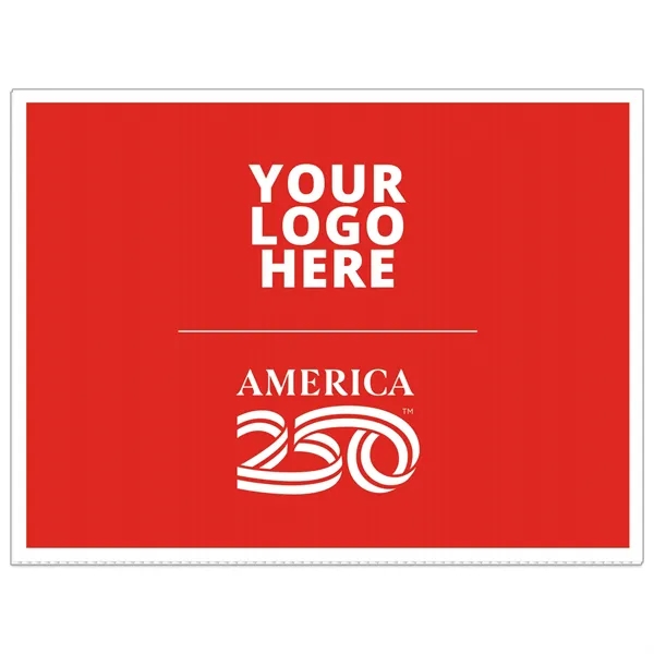 A durable all weather, corrugated yard sign great for long-term outdoor... from ASI 56950 Gill Studios Inc / Gill-Line®