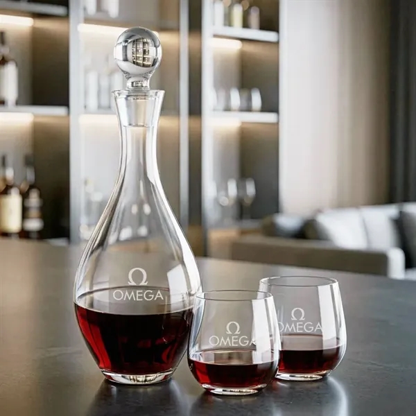 The Briarwood Wine Decanter Set pairs a beautifully crafted glass decanter... from ASI 84592 St Regis Group