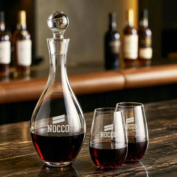 The Briarwood Wine Decanter Set pairs a beautifully crafted glass decanter... from ASI 84592 St Regis Group