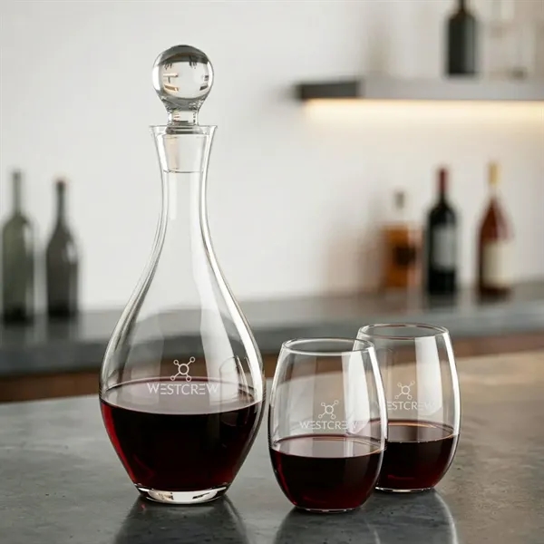 The Briarwood Wine Decanter Set pairs a beautifully crafted glass decanter... from ASI 84592 St Regis Group
