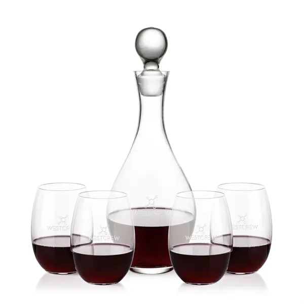 The Briarwood Wine Decanter Set pairs a beautifully crafted glass decanter... from ASI 84592 St Regis Group