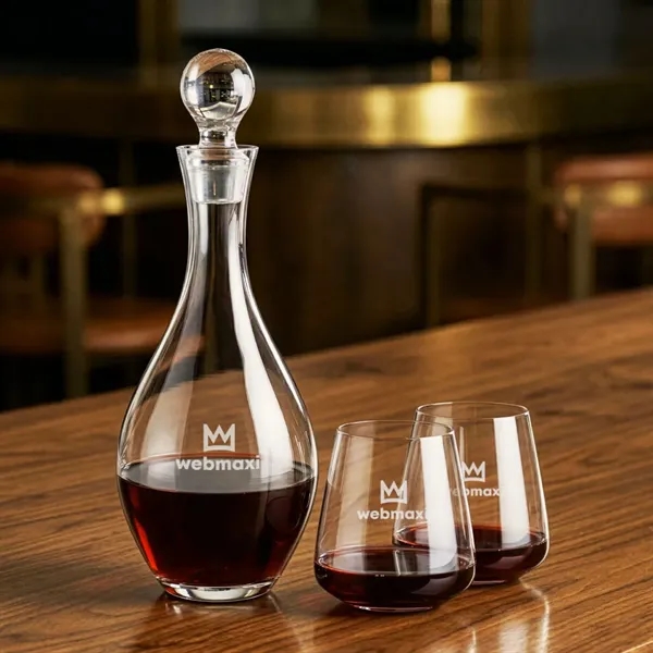 The Briarwood Wine Decanter Set pairs a beautifully crafted glass decanter... from ASI 84592 St Regis Group