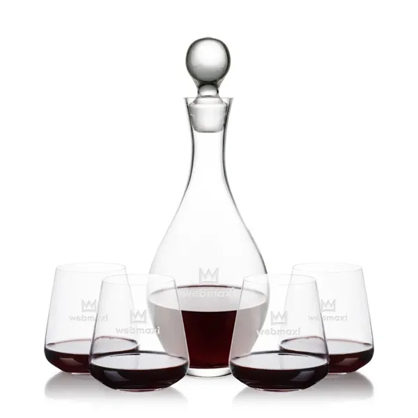 The Briarwood Wine Decanter Set pairs a beautifully crafted glass decanter... from ASI 84592 St Regis Group