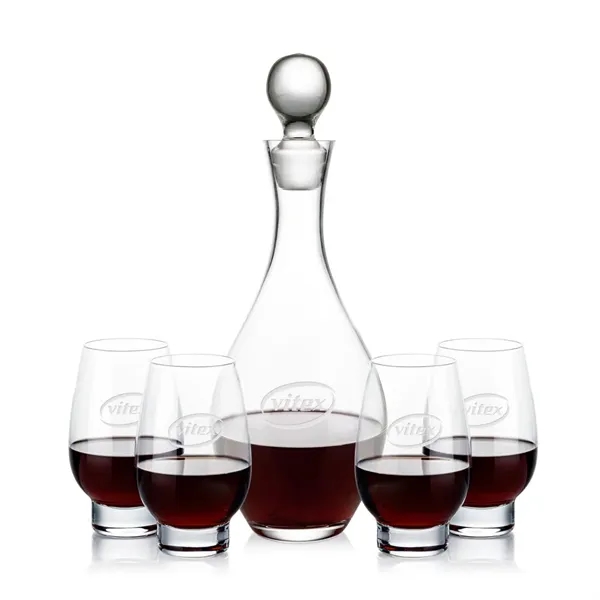 The Briarwood Wine Decanter Set pairs a beautifully crafted glass decanter... from ASI 84592 St Regis Group