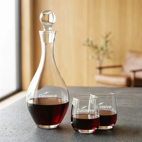 The Briarwood Wine Decanter Set pairs a beautifully crafted glass decanter... from ASI 84592 St Regis Group