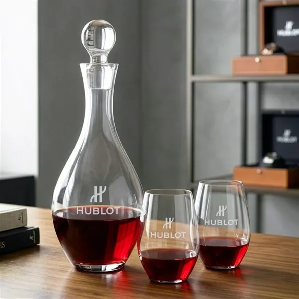 The Briarwood Wine Decanter Set pairs a beautifully crafted glass decanter... from ASI 84592 St Regis Group