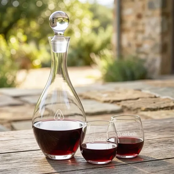 The Briarwood Wine Decanter Set pairs a beautifully crafted glass decanter... from ASI 84592 St Regis Group
