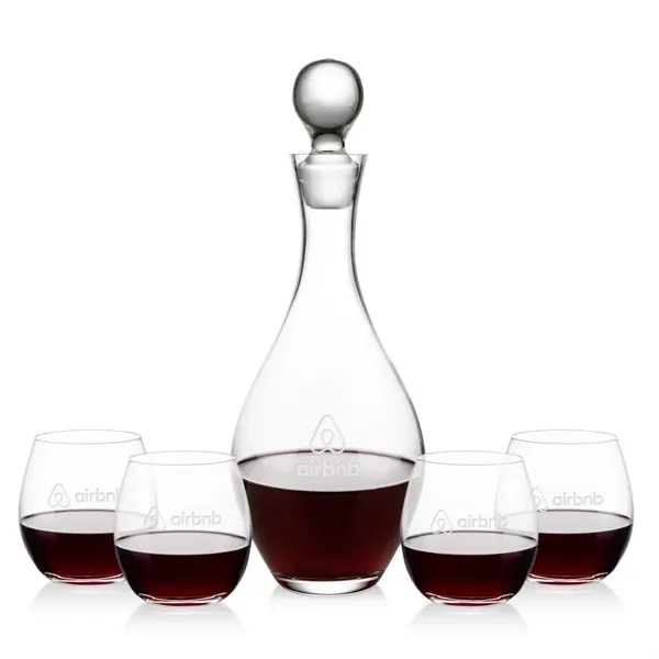 The Briarwood Wine Decanter Set pairs a beautifully crafted glass decanter... from ASI 84592 St Regis Group