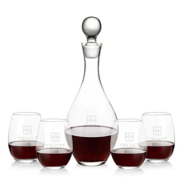 The Briarwood Wine Decanter Set pairs a beautifully crafted glass decanter... from ASI 84592 St Regis Group
