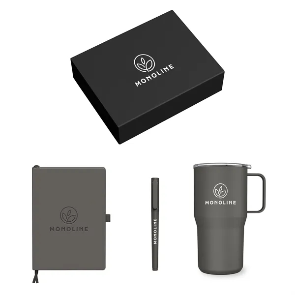 Gift Set includes:..P924.. - MEDIUM JOURNAL GIFT BOX TUMBLER CUTOUT..ST4861.. -... from ASI 88660 Spector & Co.
