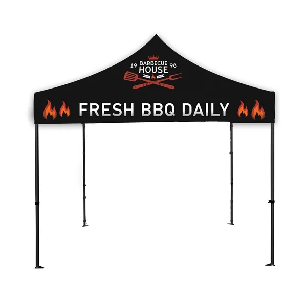 10'x10' Deluxe Black Steel Frame Tent Kits, full color imprint, 1.2... from ASI 49891 Discount Marketing Products / DMP