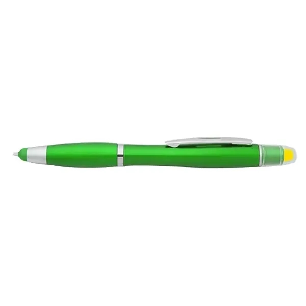 Combination gel highlighter with a cap and smooth-writing stylus pen in... from ASI 39552 BEL Promo