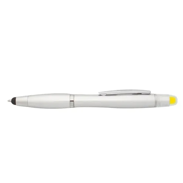 Combination gel highlighter with a cap and smooth-writing stylus pen in... from ASI 39552 BEL Promo
