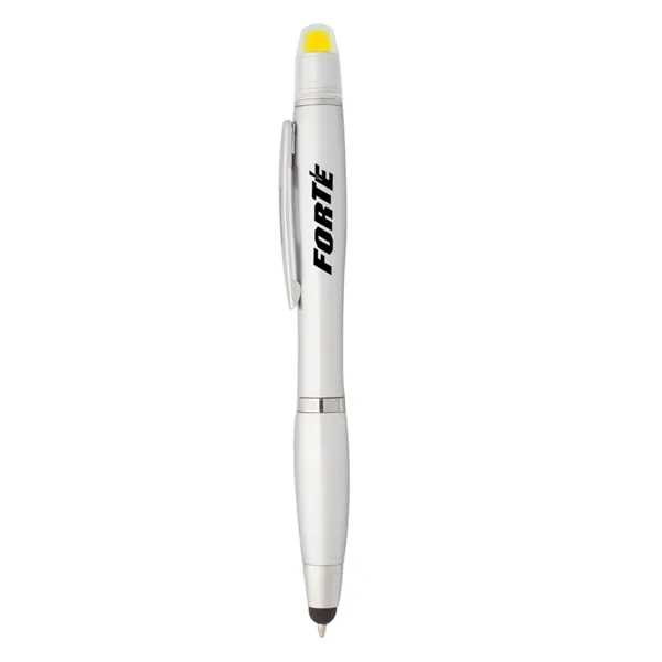 Combination gel highlighter with a cap and smooth-writing stylus pen in... from ASI 39552 BEL Promo