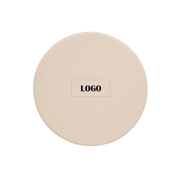 Round shape ceramic coaster with 1 color silkscreen imprint on 1... from ASI 37218 Athena Promo (tm)