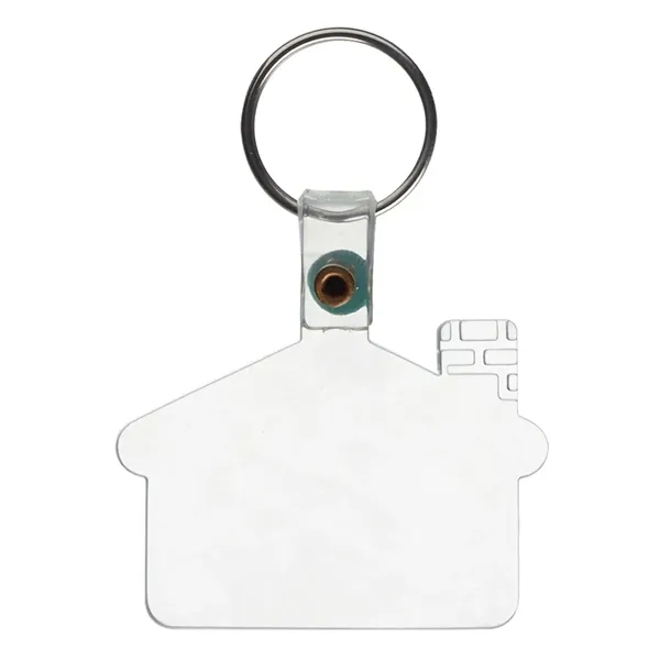 House shaped soft key tags with strong clip to hold key... from ASI 39552 BEL Promo