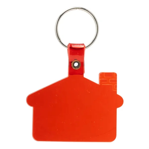 House shaped soft key tags with strong clip to hold key... from ASI 39552 BEL Promo