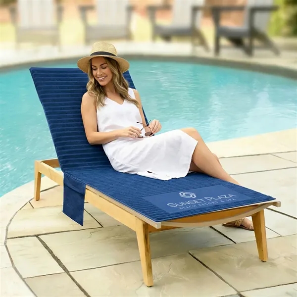 76" x 28" lounge chair covers made of 100% cotton terry... from ASI 68507 The Magnet Group