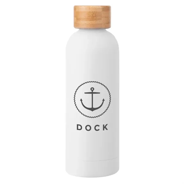 17 oz. double-wall insulated stainless steel bottle with rubberized finish, wide... from ASI 61125 Hit Promotional Products / Hit®